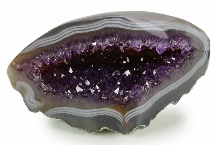 Sparkly Purple Amethyst Geode - Uruguay #378223